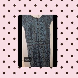 Elegant Green Lace Dress